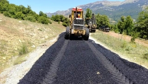 Alanya'da yayla yollarında yaz mesaisi