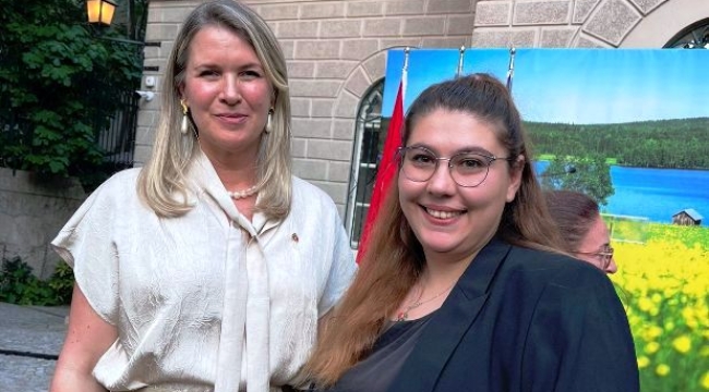 Alanya'dan diplomatik katılım: Akdeniz Gençlik Derneği resepsiyona katıldı 