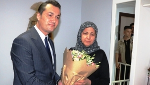 Alanya Kaymakamı Şakir Öner Öztürk ilk ziyaretini şehit ailesine gerçekleştirdi