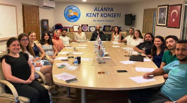 Alanya Kent Konseyi Gençlik Meclisi'nden yeni yaşam alanı hamlesi