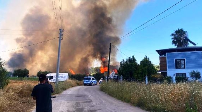 Antalya'da ormanlık alanda yangın 