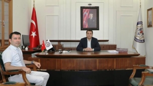 Başhekim Güler'den yeni kaymakama ziyaret