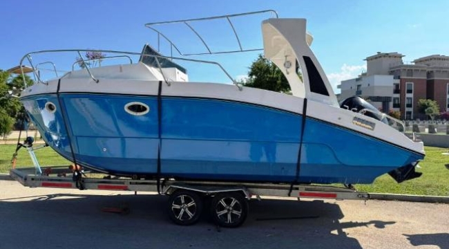 Bisiklet veya otomobil değil, bu kez karadan tekne çaldılar