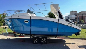 Bisiklet veya otomobil değil, bu kez karadan tekne çaldılar