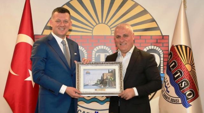 Fatih Ürkmezer'den ALTSO'ya veda ziyareti