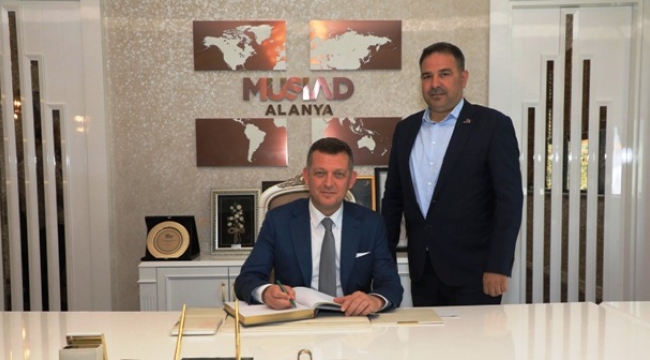 Fatih Ürkmezer'den MÜSİAD Alanya'ya veda ziyareti