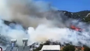 Finike'de orman yangını