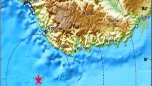 Gazipaşa açıklarında 4 büyüklüğünde deprem
