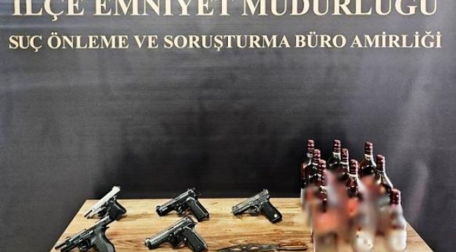 Gazipaşa'da ruhsatsız silah operasyonu