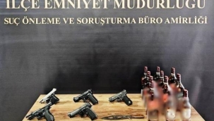 Gazipaşa'da ruhsatsız silah operasyonu