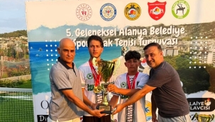 Geleneksel Alanya Belediyespor Ayak Tenisi Turnuvası sona erdi