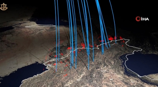 İsrail ordusu: "İran'da 100'ü aşkın hedef, 200'ü aşkın savaş uçağı ile vuruldu"