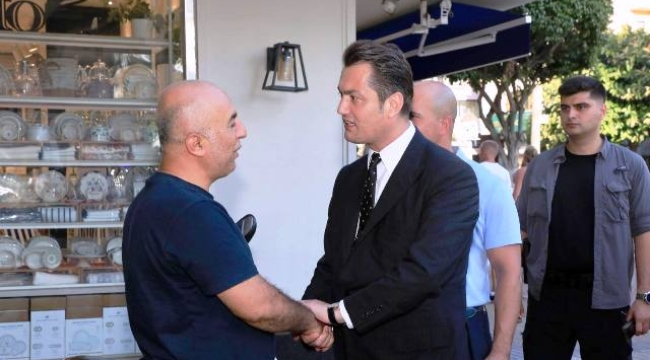 Kaymakam Şakir Öner Öztürk'ten esnafa ziyaret