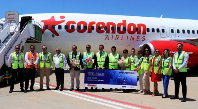 Macaristan'dan Gazipaşa – Alanya Havalimanı'na ilk sefer gerçekleşti