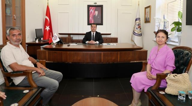 AGC'den Kaymakam Öztürk'e hayırlı olsun ziyareti 