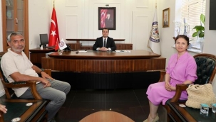 AGC'den Kaymakam Öztürk'e hayırlı olsun ziyareti 