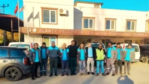 Alanya Belediyesi'nde çalışan işçiler iş bırakıyor