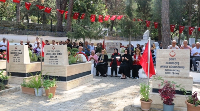 Alanya'da 15 Temmuz'da şehitler unutulmadı 
