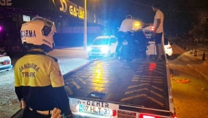 Alanya'da jandarma 60 araç trafikten men etti