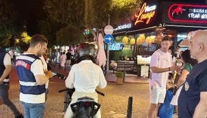 Alanya'da yayaları tehlikeye düşüren sürücüler affedilmedi