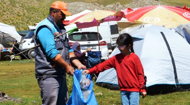 Alanya'da yaylaların çöp sorunu tarih oldu