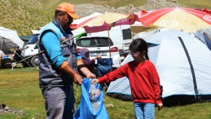 Alanya'da yaylaların çöp sorunu tarih oldu