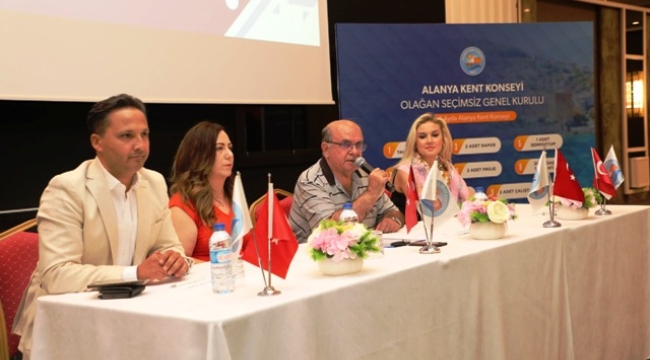 Alanya Kent Konseyi Genel Kurulu ve Kent Politikaları Çalıştayı gerçekleştirildi