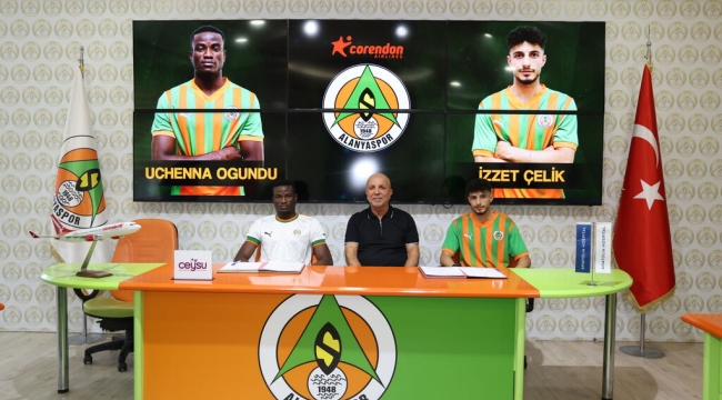 Alanyaspor Ogundu ve İzzet'e imzayı attırdı