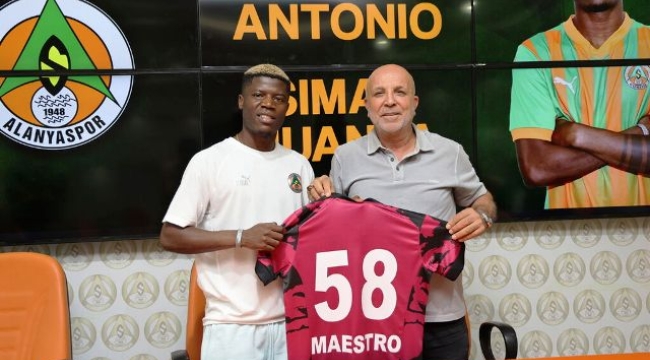 Corendon Alanyaspor, Maestro'yu kadrosuna kattı