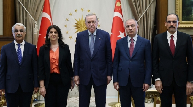 Cumhurbaşkanı Erdoğan, DEM Parti heyetini kabul etti