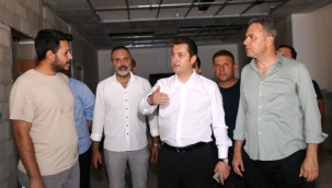 Kaymakam Öztürk Hükümet Konağı inşaatını inceledi