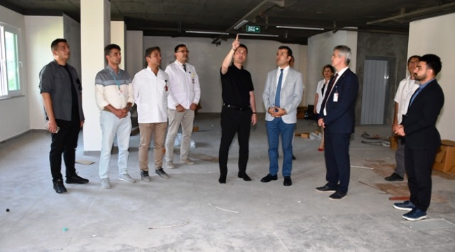Kaymakam Öztürk sağlık hizmetlerini yerinde inceledi
