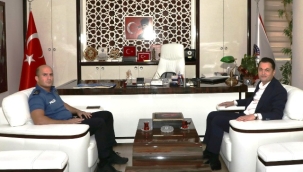 Kaymakam Öztürk'ten Alanya Emniyeti'ne ziyaret