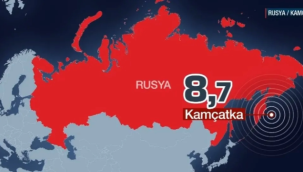 Rusya'nın Kamçatka Yarımadası açıklarında 8,8 büyüklüğünde deprem: Tsunami uyarısı yapıldı