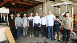 Sanayi esnafını dinleyen Kaymakam Öztürk'ten "Yanınızdayız" mesajı 