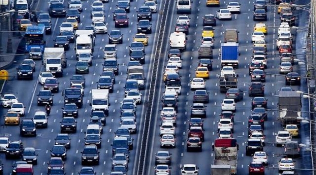 Trafikteki toplam araç sayısı haziranda 184 bin 554 arttı