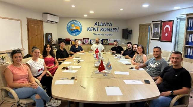 ALANYA KENT KONSEYİ GENÇLİK MECLİSİ'NDEN GENÇLERİ VE KENTİ HEYECANLANDIRAN PROJELER