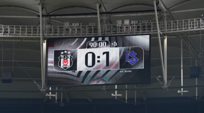 Beşiktaş, Avrupa'ya veda etti