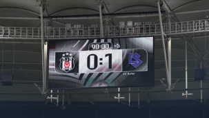 Beşiktaş, Avrupa'ya veda etti