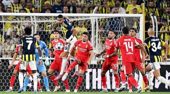 Fenerbahçe, Benfica'ya 1-0 yenildi: Kanarya, Şampiyonlar Ligi'ne veda etti