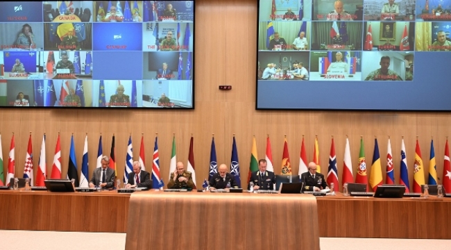 NATO Genelkurmay Başkanları video konferansla bir araya geldi