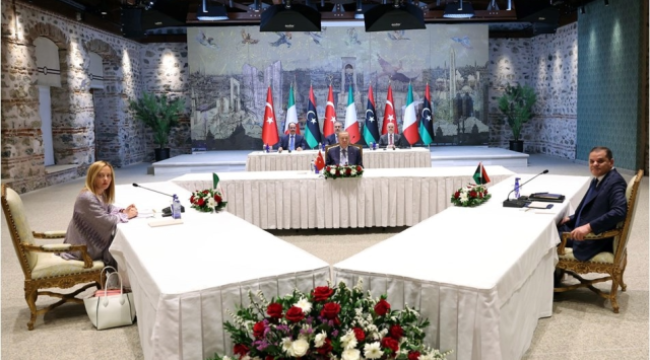 Türkiye-İtalya-Libya zirvesi tamamlandı: İletişim Başkanlığı'ndan ilk açıklama