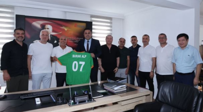 Alanya Vergi Dairesi Müdürü Burak Alp'e ziyaret