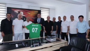 Alanya Vergi Dairesi Müdürü Burak Alp'e ziyaret