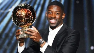 Altın top ödülünü Dembele kazandı
