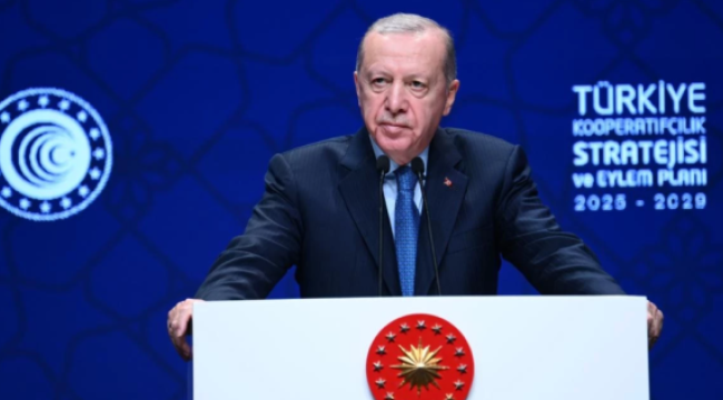 Cumhurbaşkanı Erdoğan: "Kooperatiflerimize toplam 3 milyar liralık kredi imkanı sunacağız"