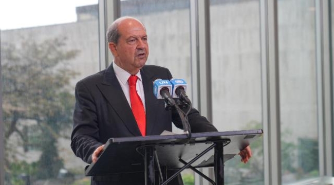 KKTC Cumhurbaşkanı Tatar: Federasyon defteri bizim için kapandığını BM'ye ilettik