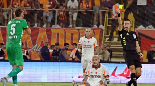 Trendyol Süper Lig'in 7. haftasında Corendon Alanyaspor, Galatasaray 0 - 1