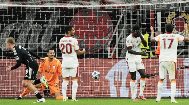 UEFA Şampiyonlar Ligi: Eintracht Frankfurt: 5 - Galatasaray: 1