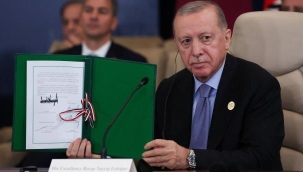 Cumhurbaşkanı Erdoğan "Şarm el-Şeyh Anlaşması"nın imza törenine katıldı